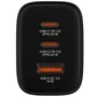 Verbatim Essentials GaN Charger 65W 2xUSB-C 1xUSB-A Negro